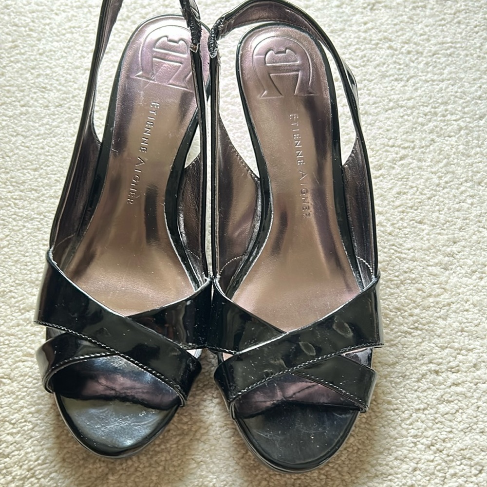 Tienne Aigner Peep Toe Pump